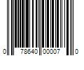 Barcode Image for UPC code 078640000070