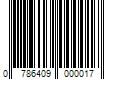 Barcode Image for UPC code 0786409000017