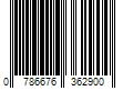 Barcode Image for UPC code 0786676362900