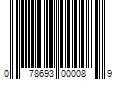 Barcode Image for UPC code 078693000089