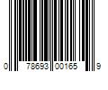 Barcode Image for UPC code 078693001659