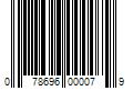 Barcode Image for UPC code 078696000079