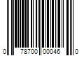 Barcode Image for UPC code 078700000460