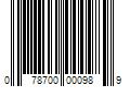 Barcode Image for UPC code 078700000989