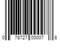 Barcode Image for UPC code 078727000078