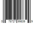 Barcode Image for UPC code 078727998399