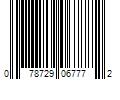 Barcode Image for UPC code 078729067772