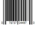 Barcode Image for UPC code 078737044970