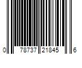 Barcode Image for UPC code 078737218456