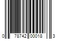 Barcode Image for UPC code 078742000183