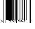 Barcode Image for UPC code 078742002491