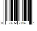 Barcode Image for UPC code 078742011974