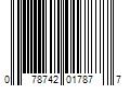 Barcode Image for UPC code 078742017877