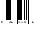 Barcode Image for UPC code 078742026336