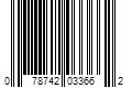 Barcode Image for UPC code 078742033662