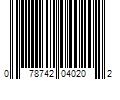 Barcode Image for UPC code 078742040202