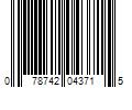 Barcode Image for UPC code 078742043715