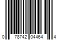 Barcode Image for UPC code 078742044644