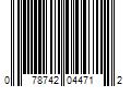 Barcode Image for UPC code 078742044712