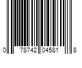 Barcode Image for UPC code 078742045818