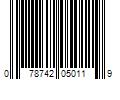 Barcode Image for UPC code 078742050119