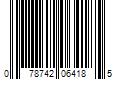 Barcode Image for UPC code 078742064185