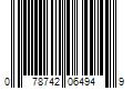 Barcode Image for UPC code 078742064949