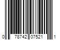 Barcode Image for UPC code 078742075211