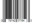 Barcode Image for UPC code 078742077543