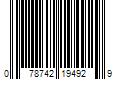 Barcode Image for UPC code 078742194929