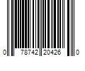 Barcode Image for UPC code 078742204260