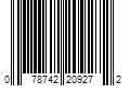 Barcode Image for UPC code 078742209272