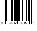 Barcode Image for UPC code 078742217451