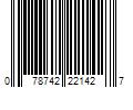 Barcode Image for UPC code 078742221427