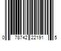 Barcode Image for UPC code 078742221915