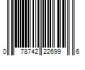 Barcode Image for UPC code 078742226996