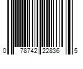 Barcode Image for UPC code 078742228365