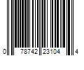 Barcode Image for UPC code 078742231044