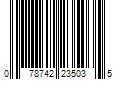 Barcode Image for UPC code 078742235035