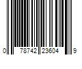 Barcode Image for UPC code 078742236049