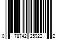 Barcode Image for UPC code 078742259222