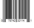 Barcode Image for UPC code 078742321141