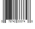 Barcode Image for UPC code 078742333748