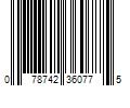 Barcode Image for UPC code 078742360775