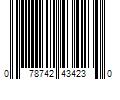 Barcode Image for UPC code 078742434230