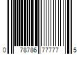 Barcode Image for UPC code 078786777775