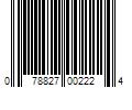 Barcode Image for UPC code 078827002224