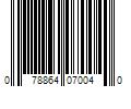 Barcode Image for UPC code 078864070040