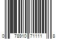 Barcode Image for UPC code 078910711118