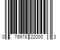 Barcode Image for UPC code 078978220003